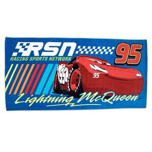 Disney Store towel, cars lightning McQueen